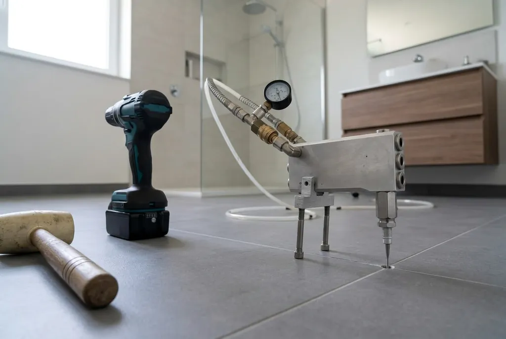 Kitbedrijf Stolwijk – holle tegels injecteren